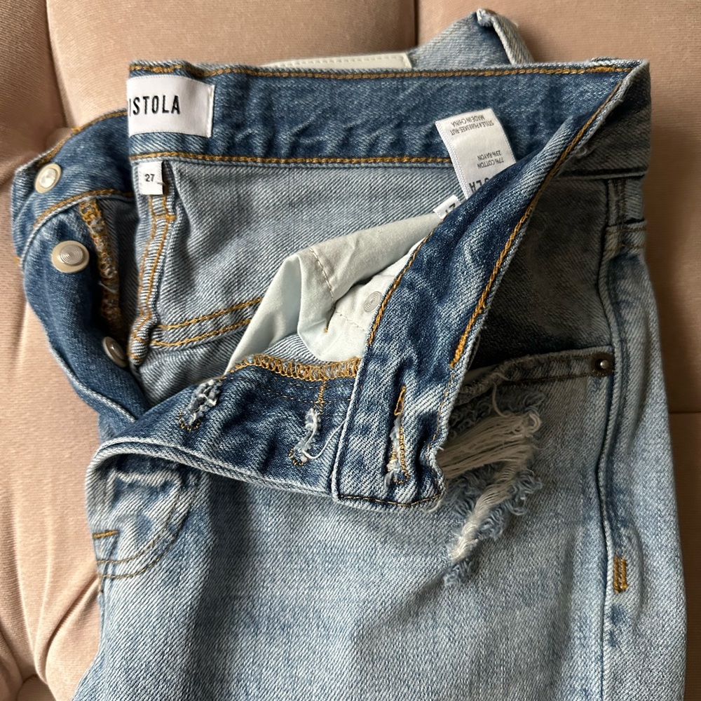 Pistola Distressed Blue Jeans